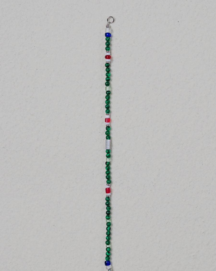 Jukai Green Malachite Beaded Bracelet