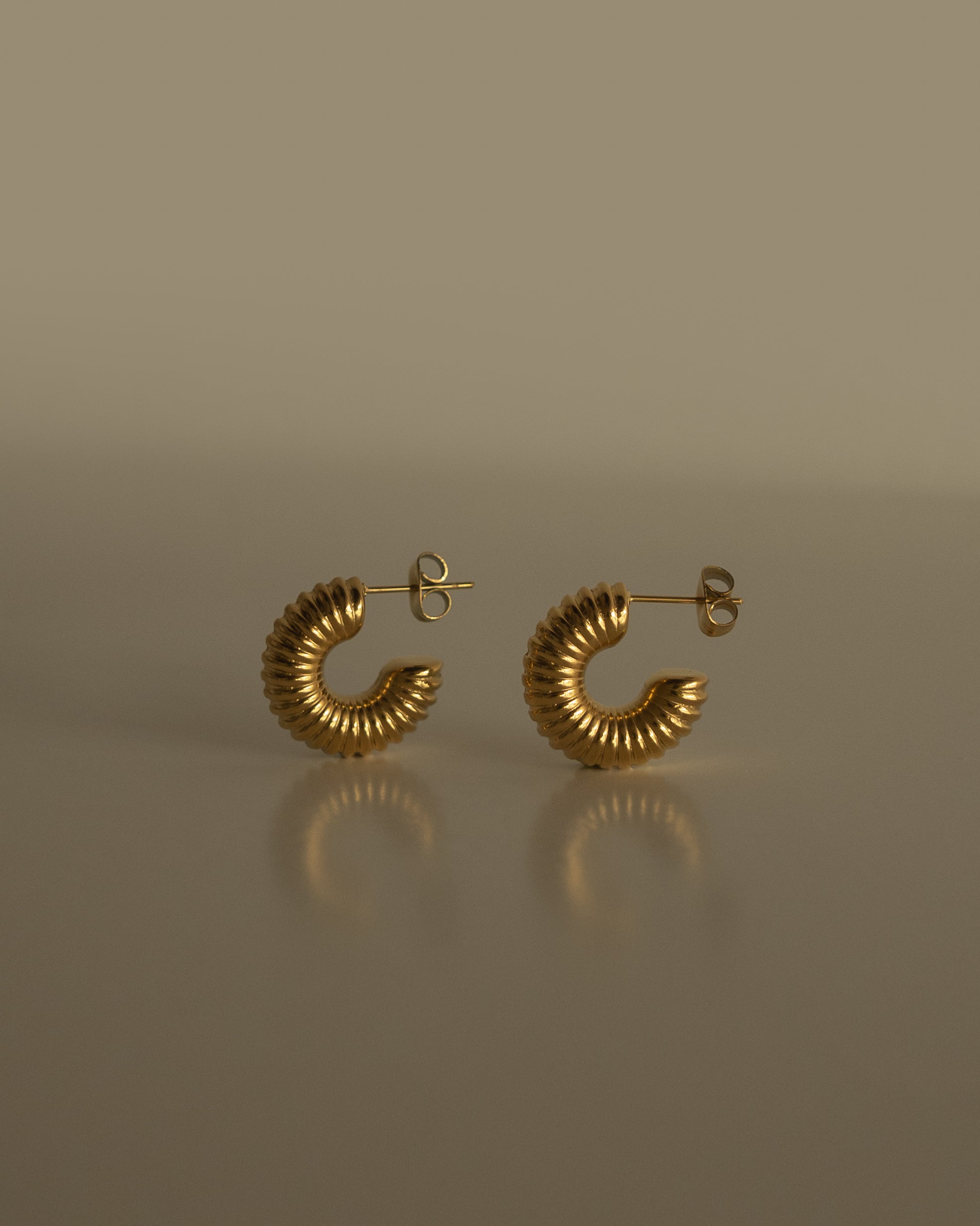 Coletta Mini Macaroni Hoop Earrings