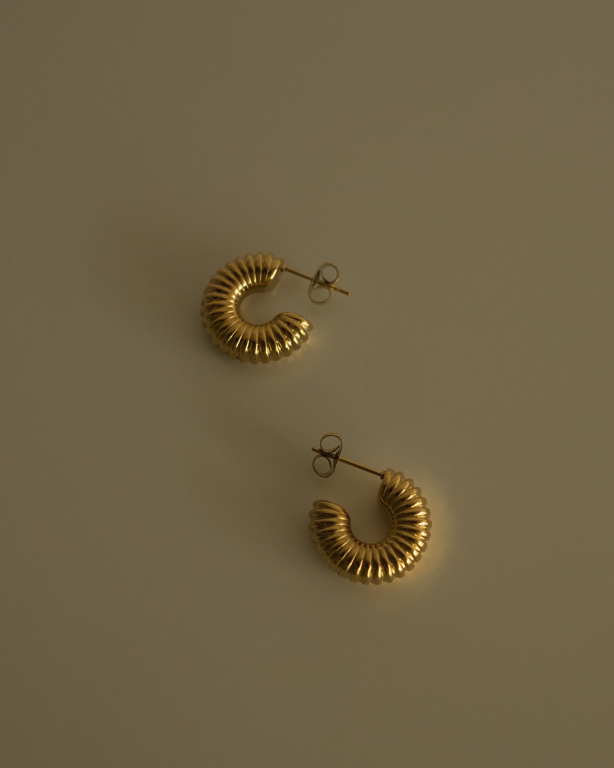 Coletta Mini Macaroni Hoop Earrings