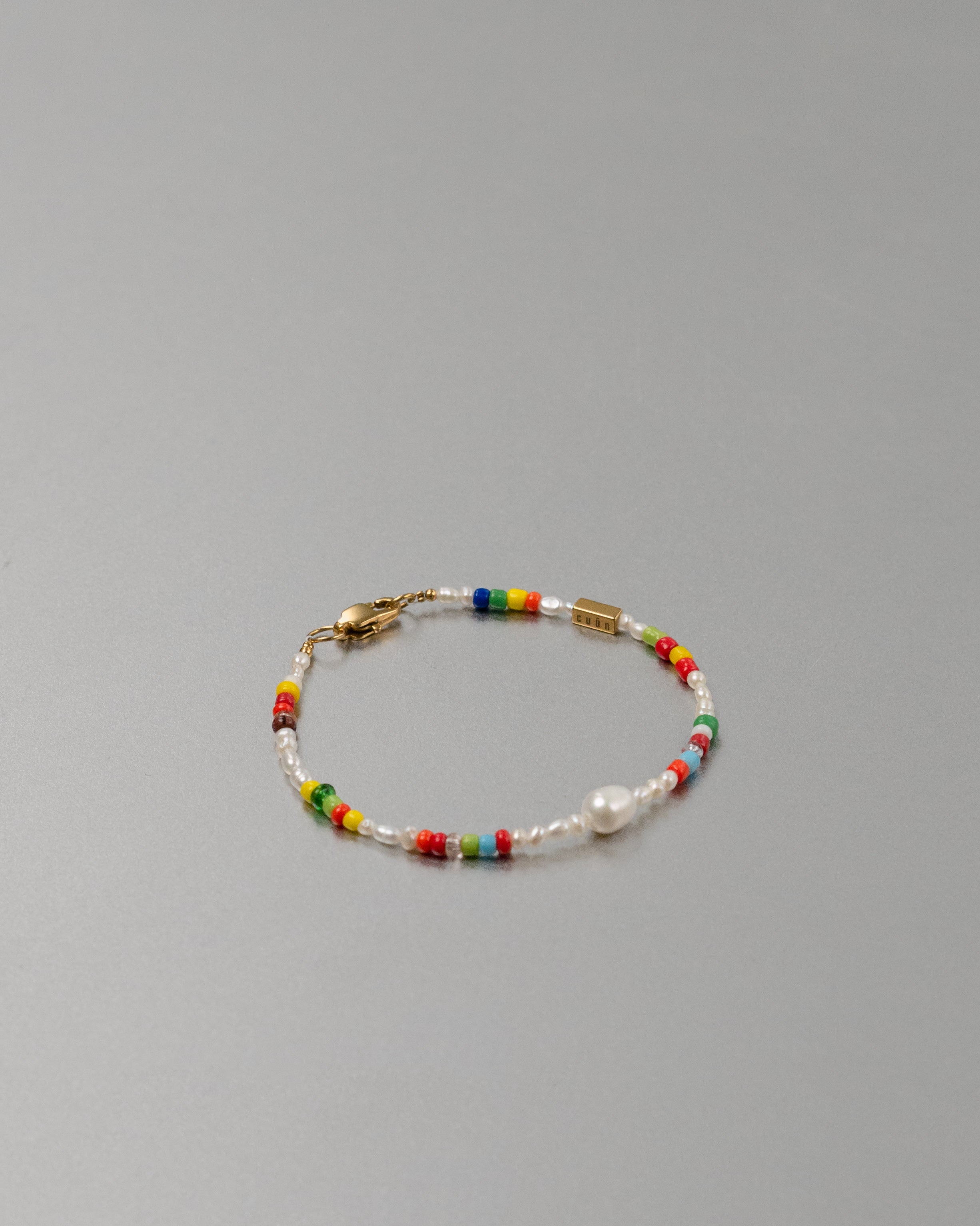 Niji Multicolor Beaded Baroque Pearl Bracelet