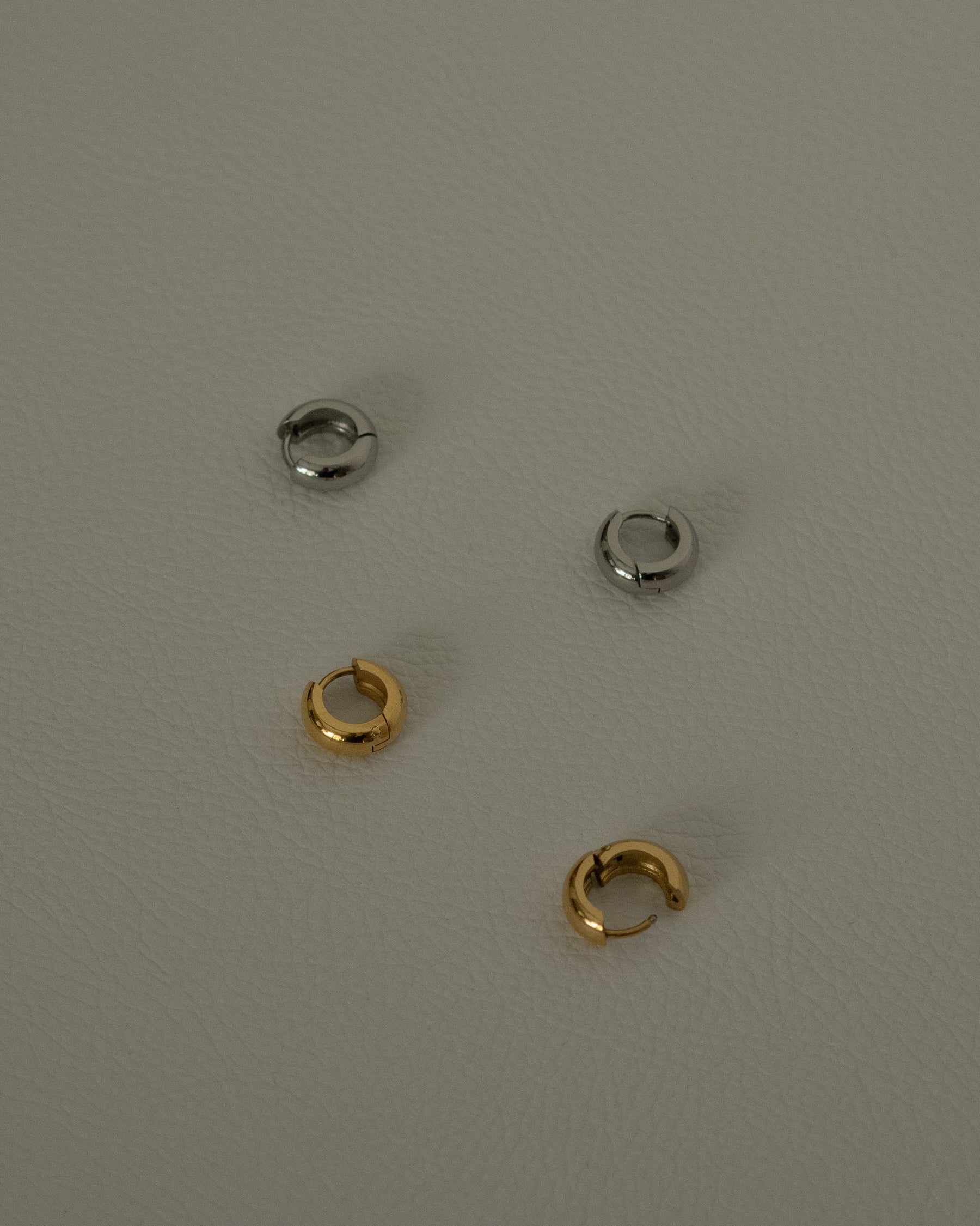 Bold Tiny Huggie Hoop Earrings