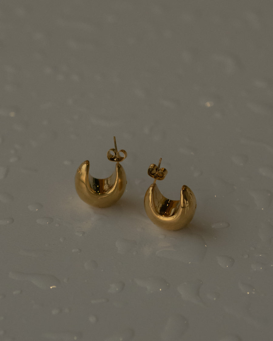 Mini Ida Bold Dome Stud Earrings