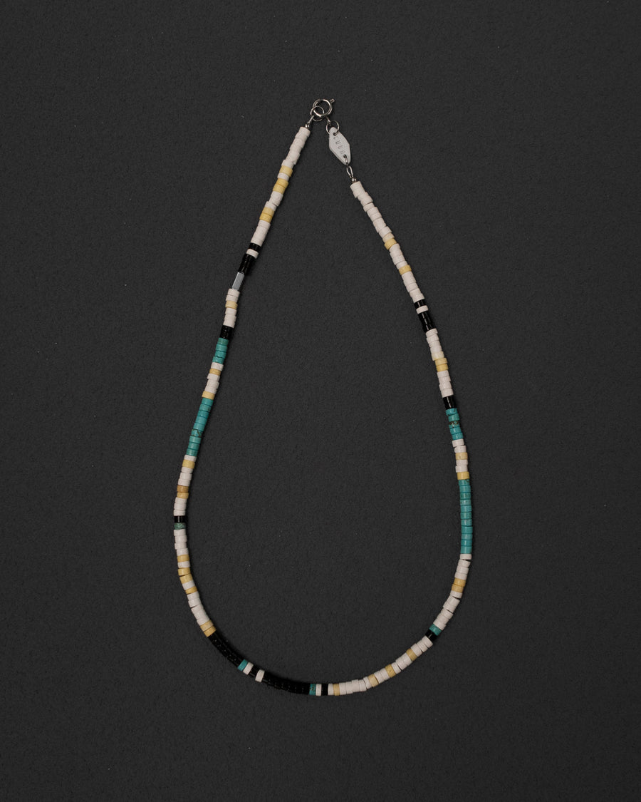 Seiun Turquenite Howlite Japanese Beaded Necklace