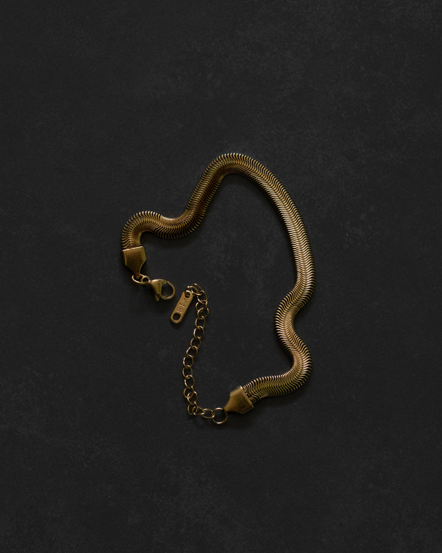 Shadi Bold Herringbone Chain Bracelet