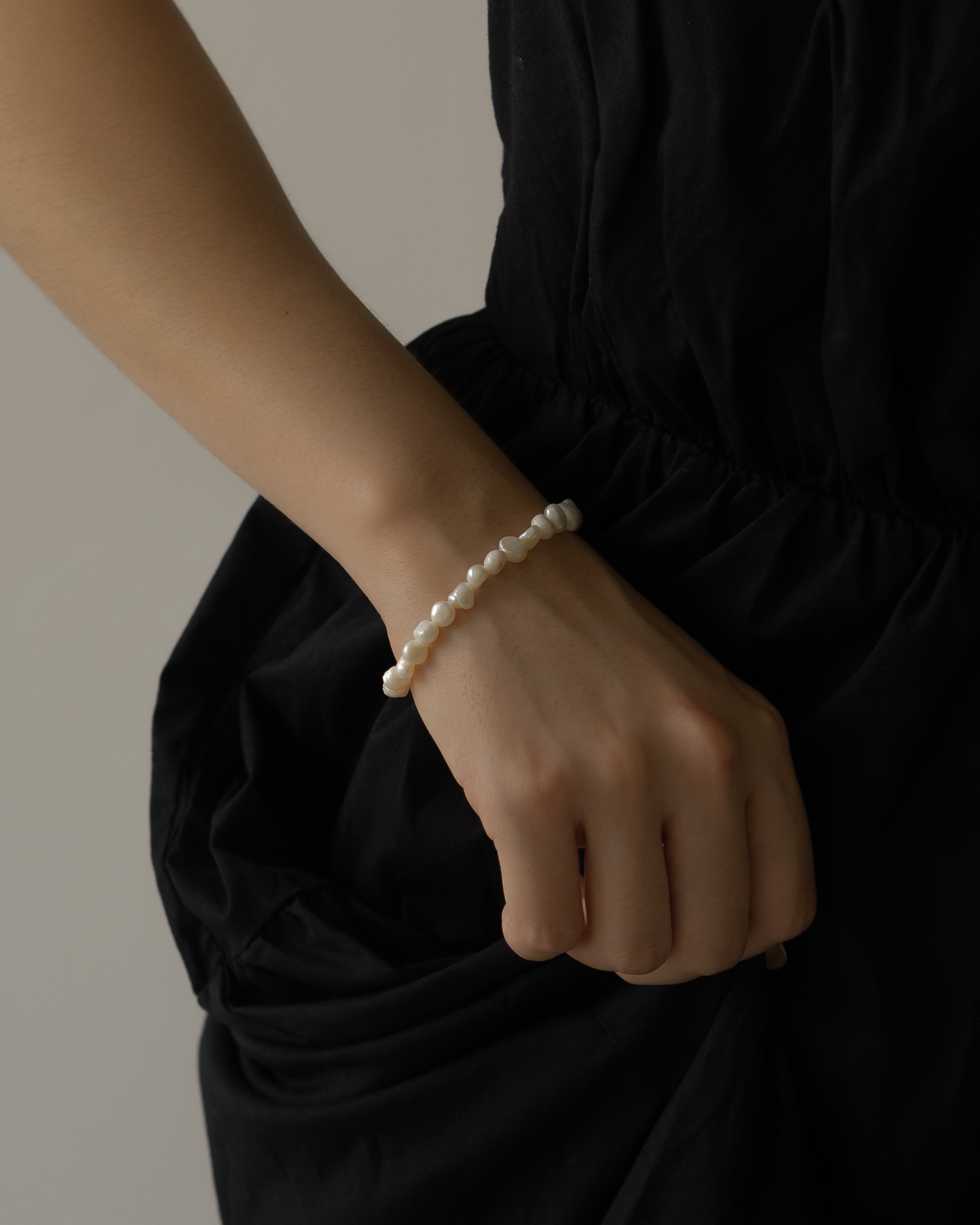 Nya Fresh Water Baroque Pearls Bracelet