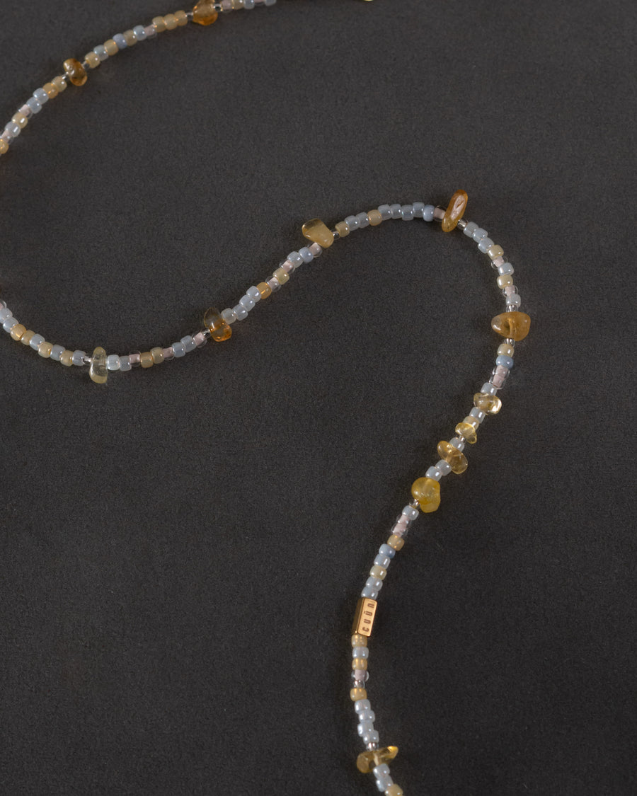 Joi Citrine Japanese Beaded Necklace