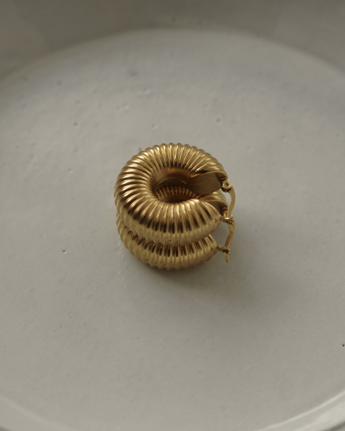 Coletta Macaroni Hoop Earrings
