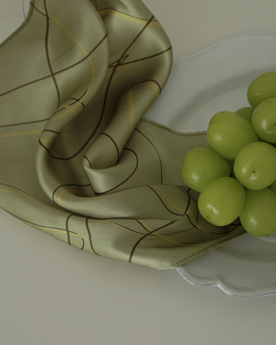 Chartreuse Silk Scarf