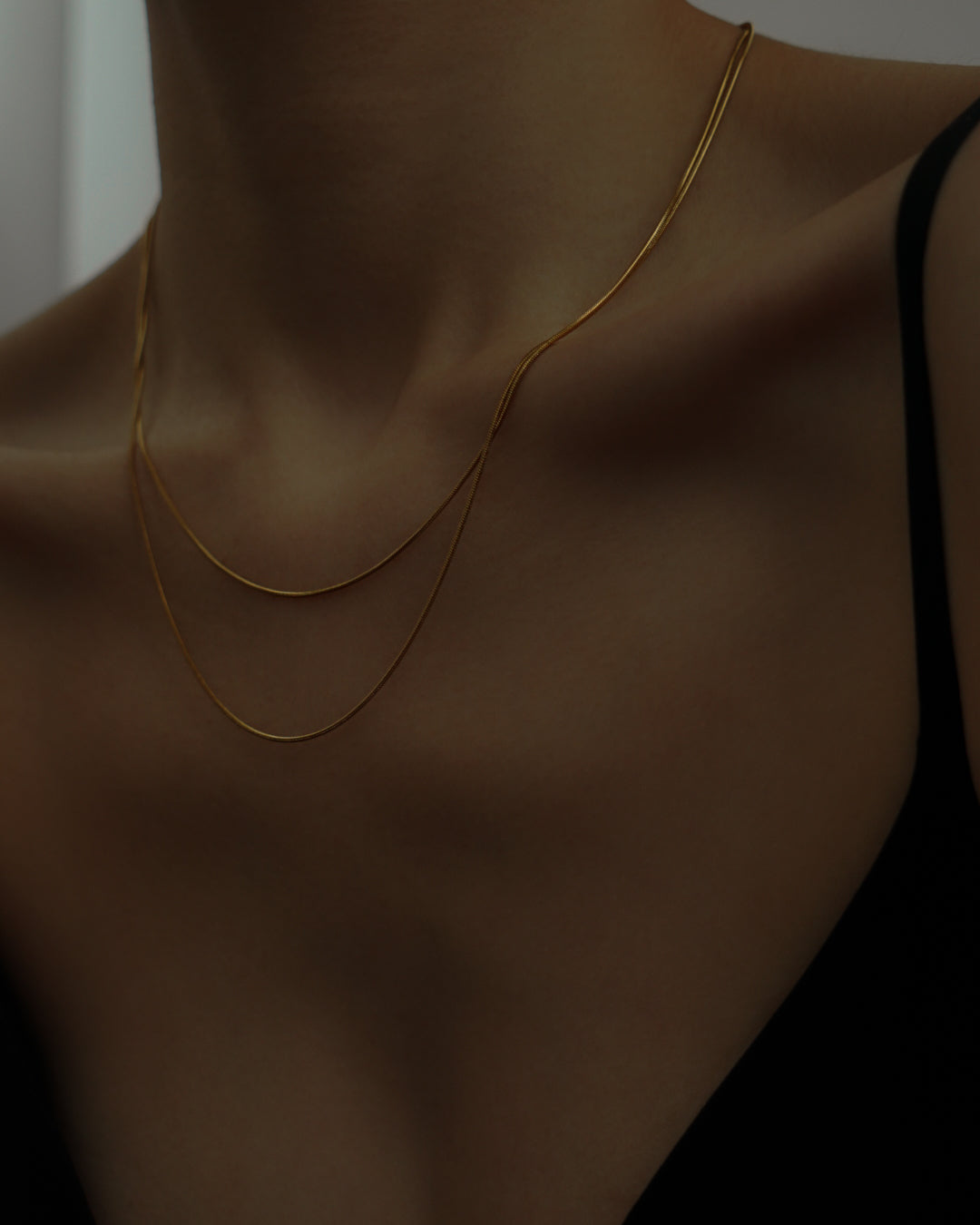 Aila Layered Snake Chain Necklace