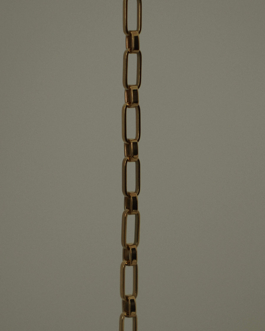 MYJN Bracelets 18K Gold Stainless Steel Kana Bold Chain Bracelet