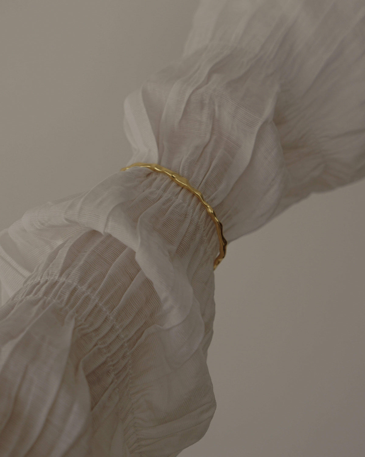 MYJN Bracelets Gold Vermeil Garcia Cuff Bangle