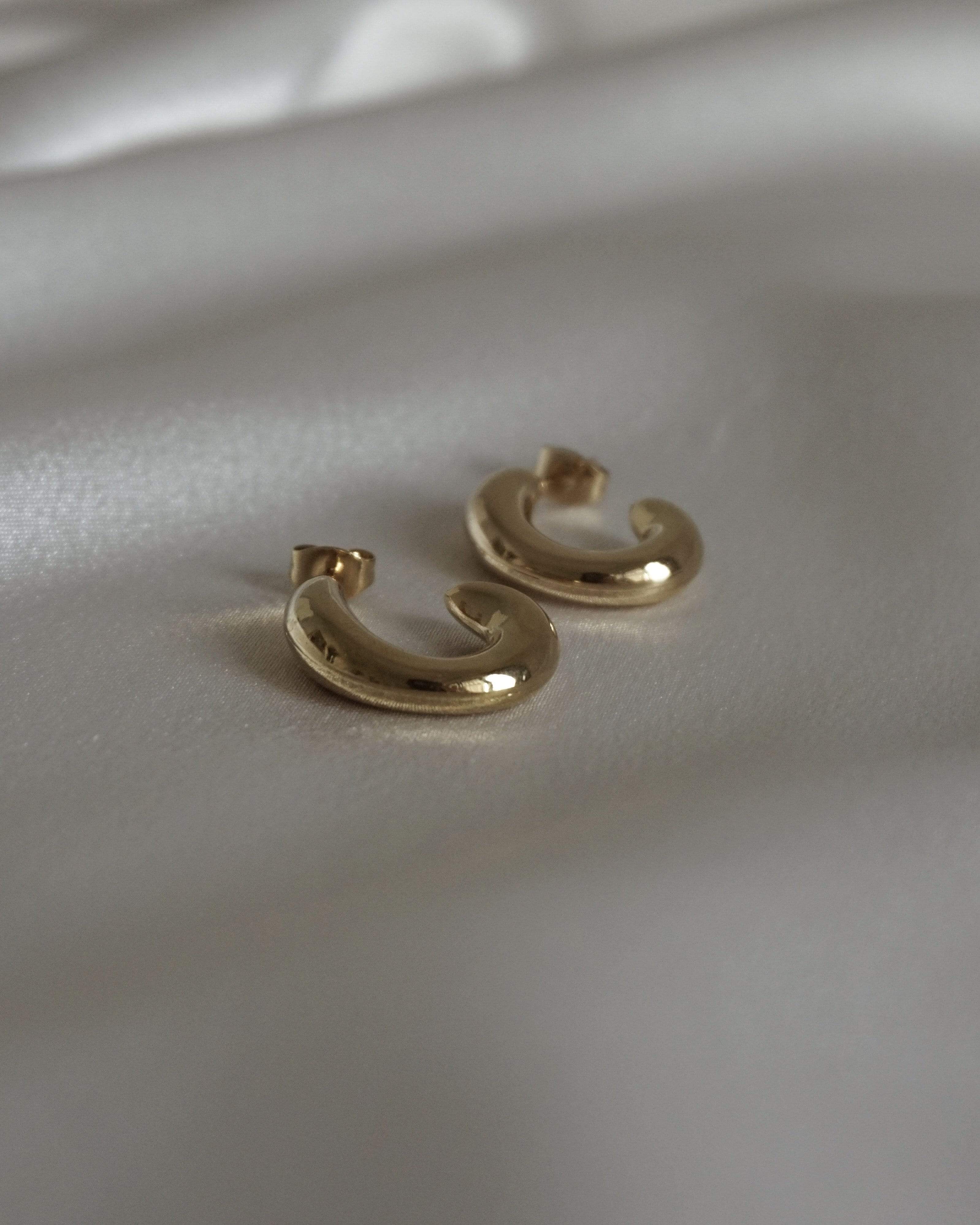 MYJN Earrings 18K Gold Stainless Steel Anya Bold Hoop Earrings