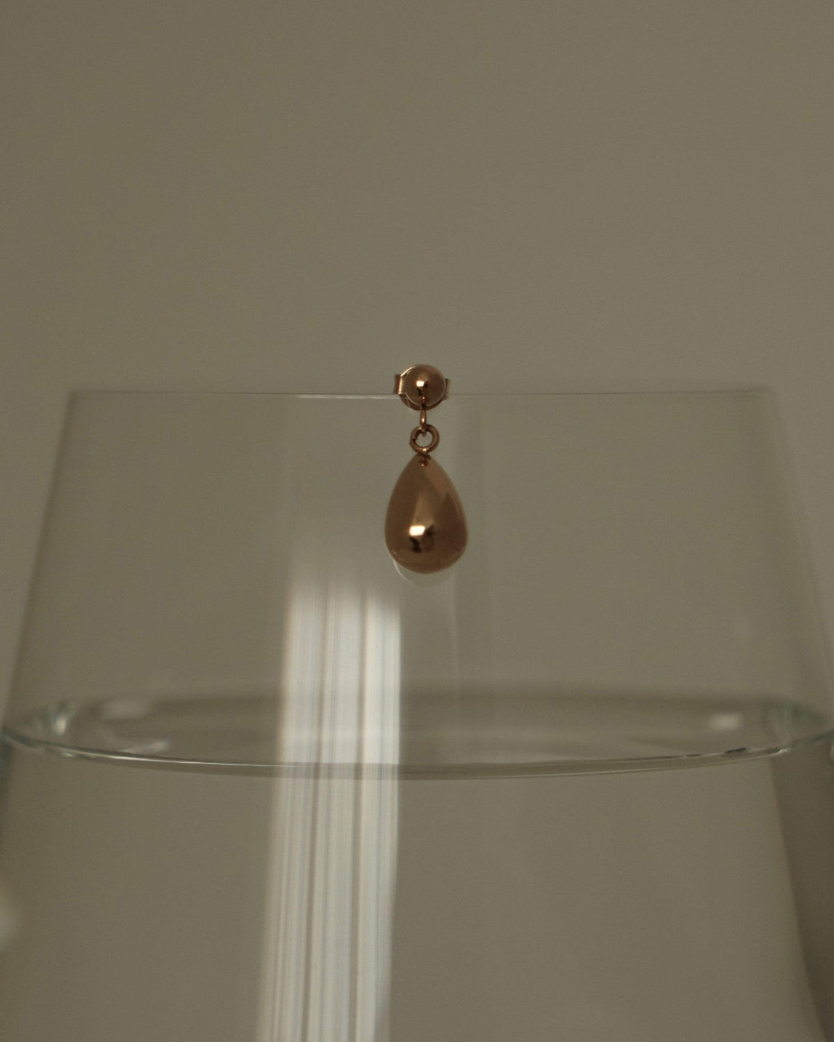 MYJN Earrings Gold Stainless Steel Livia Dangling Stud Earring