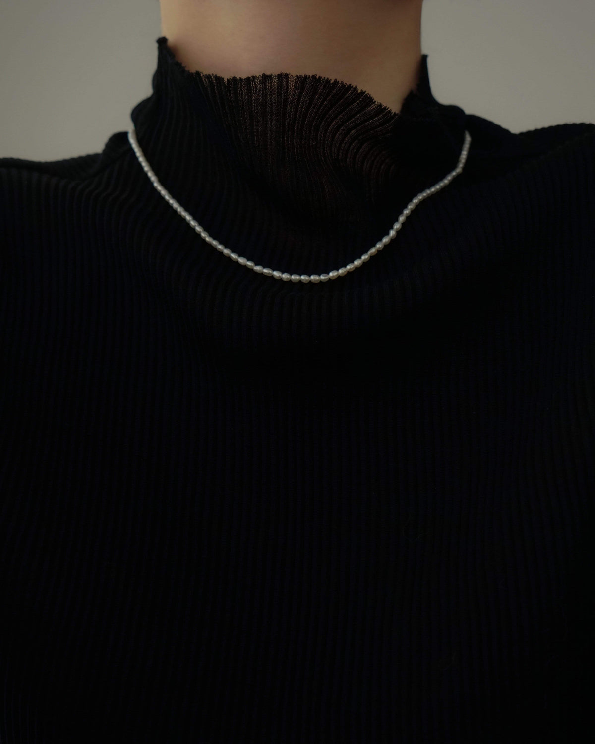MYJN Necklaces Fresh Water Pearl Marine Mini Pearl Necklace