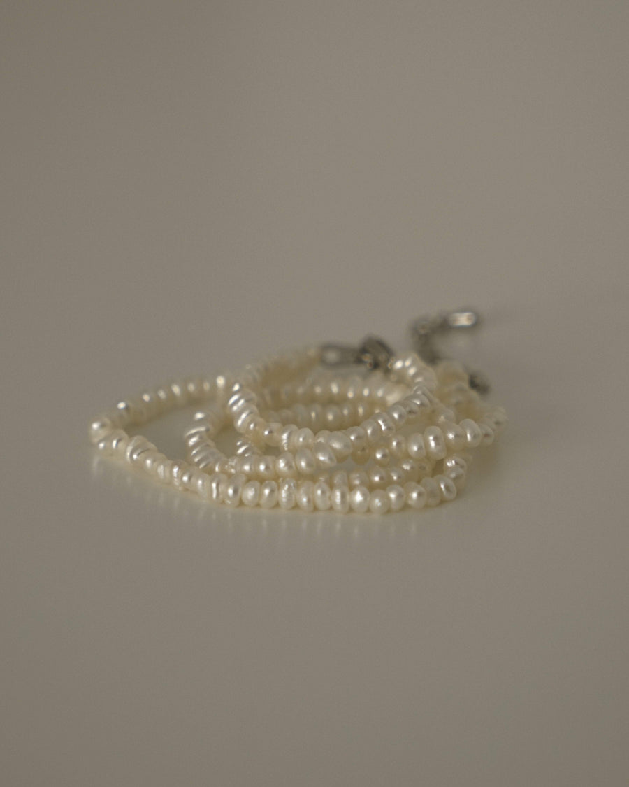 MYJN Necklaces Fresh Water Pearl / Stainless Steel Maya Tiny Pearl Necklace