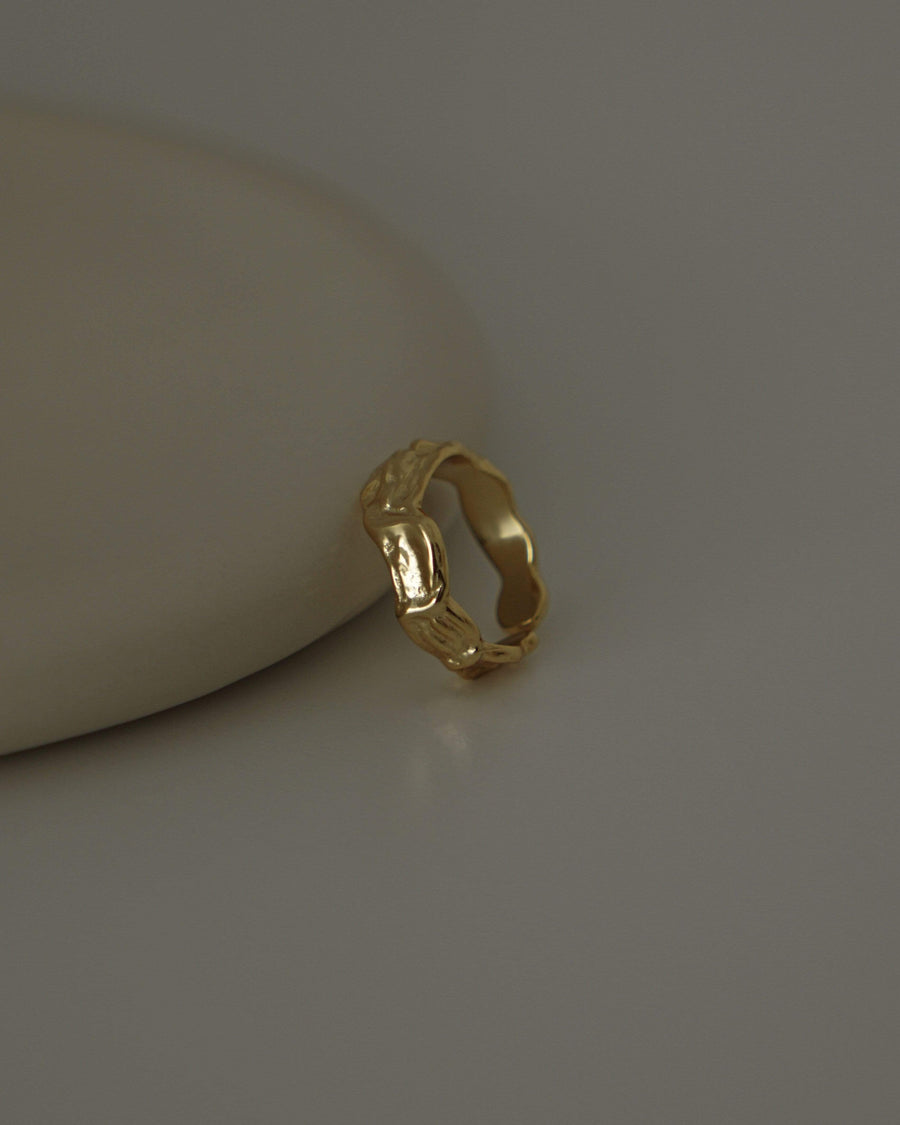 MYJN Rings Gold Vermeil Luisa Bold Band Ring