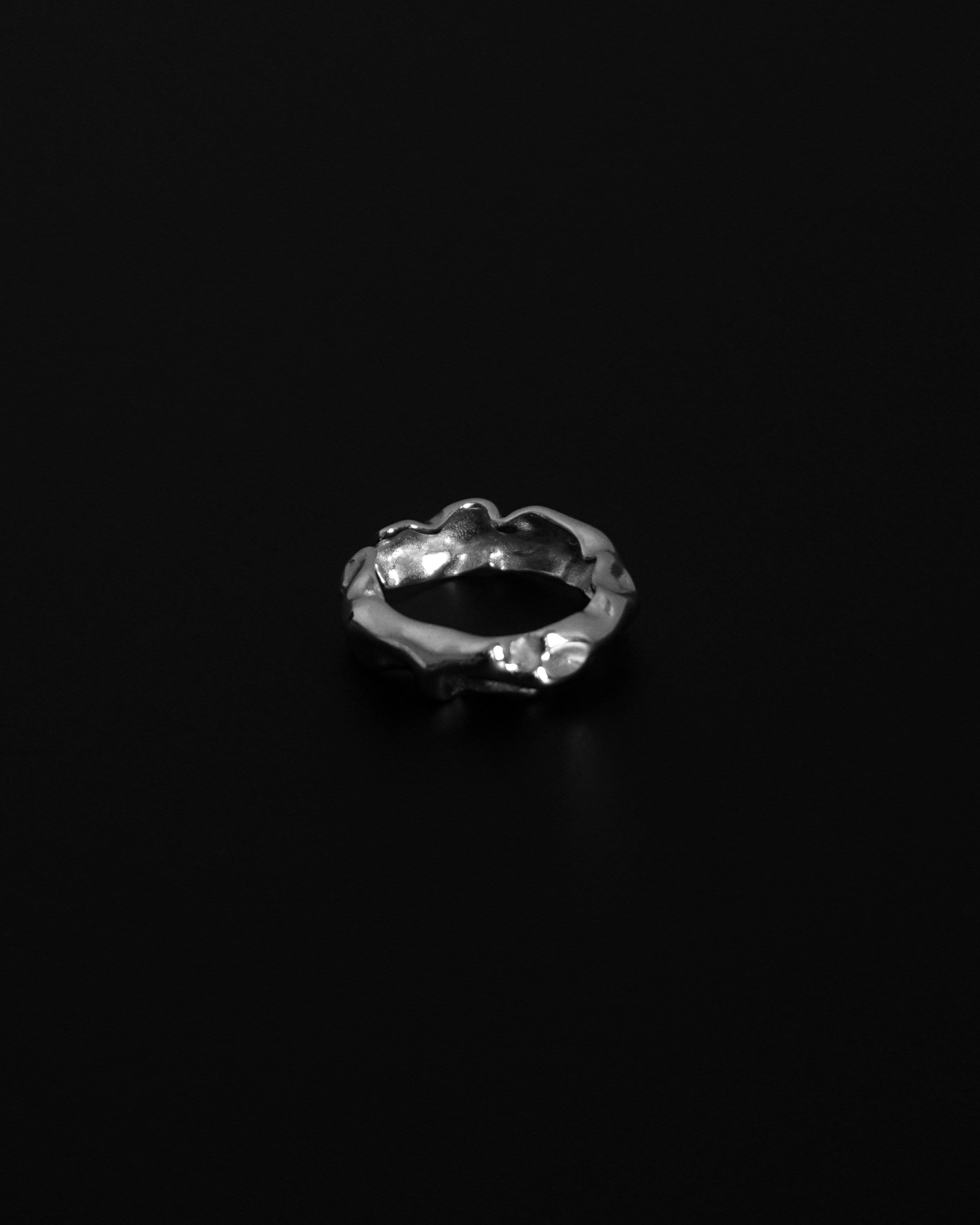 MYJN Rings Sterling Silver Anka Bold Band Ring